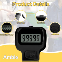 Amble Clicker Counter 6-Pack | Electronic Tally Counter for Crafts & Sports