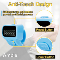 Amble Clicker Counter 6-Pack | Electronic Tally Counter for Crafts & Sports