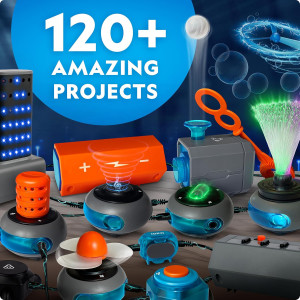 National Geographic Circuit Maker Kit - 120 STEM Electric Circuit Projects for Kids