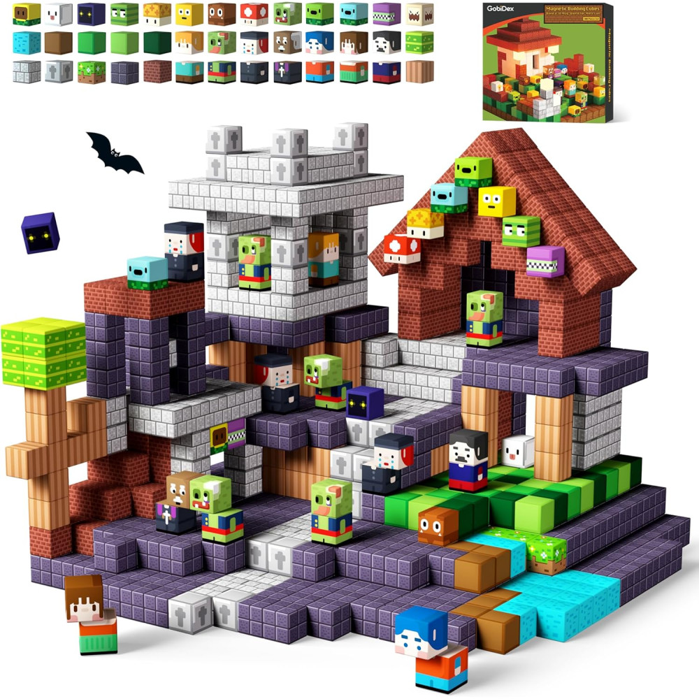 GobiDex 100PCS Magnetic Building Blocks Toy for Kids 3+ | STEM Gift