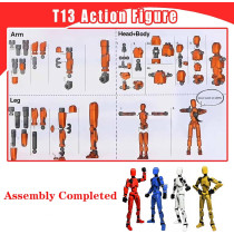 7PCS T13 Titan Action Figures Set - 3D Printed Multi-Jointed Decor