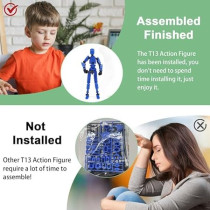 Set 7PCS T13 Figurines Titan 13 3D Imprimées Multi-Articulées