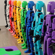 7PCS T13 Titan Action Figures Set - 3D Printed Multi-Jointed Decor
