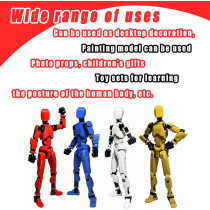 7PCS T13 Titan Action Figures Set - 3D Printed Multi-Jointed Decor
