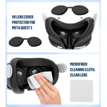 Silicone Cover Set for Meta/Oculus Quest 3 Accessories & Controller Grips