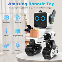 Robot Jouet Rechargeable Enfant - LED, Danse, Parle, Tirelire