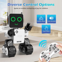 Robot Jouet Rechargeable Enfant - LED, Danse, Parle, Tirelire