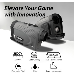 Gogogo Sport Vpro Gen 2 Golf Laser Rangefinder – 1200/2500Y, OLED, Flaglock