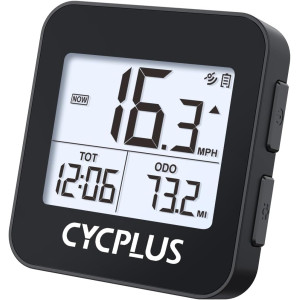 CYCPLUS Wireless GPS Bike Computer with Auto Backlight & Waterproof