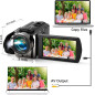 Capture life in detail: compact 1080P 24MP versatile video camera
