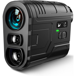 Golf Range Finder with Slope & 7X Magnification, 1200 Yards Rechargeable