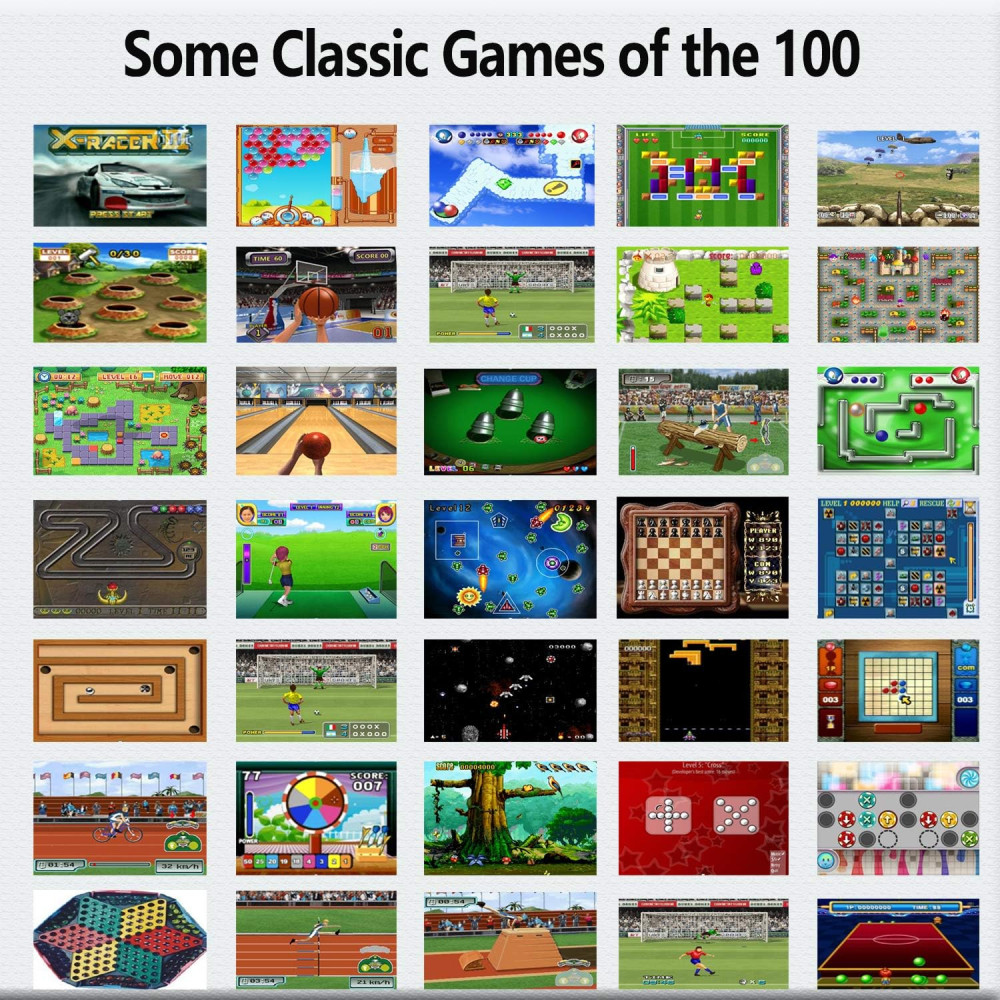 Jeux Vidéo Rétro 16 Bit 3 Rechargeable Préchargés 100 Jeux