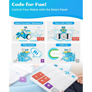 WhalesBot C3 Pro : Robot éducatif programmable 12-en-1 pour enfants