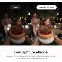 Insta360 GO Ultra Bundle - Tiny 4K Cam, FlowState, 200 Min Battery