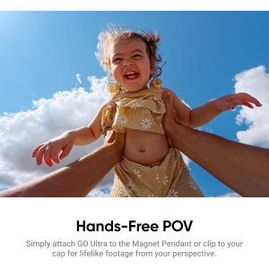 Insta360 GO Ultra Bundle - Tiny 4K Cam, FlowState, 200 Min Battery