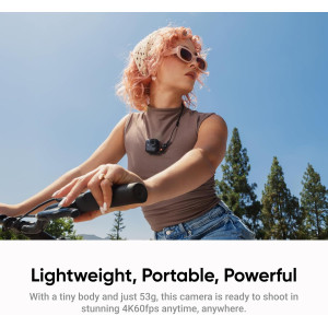 Insta360 GO Ultra Bundle Noir - Caméra 4K Portable & Stabilisée