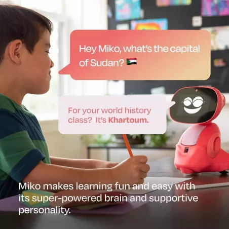 Miko 3 : le robot IA ludique qui transforme l’apprentissage en jeu pour enfants de 5 à 10 ans