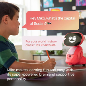 Miko 3 : Robot éducatif AI pour enfants 5-12 ans - Cadeau idéal