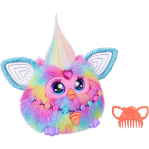 Furby Tie Dye Interactive Plush & 15 Fashion Accessories for Kids 6+