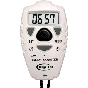 TC-890 Digital Tally Counter - Electronic Up/Down Clicker for Counting