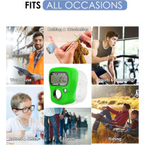 KTRIO Mini LCD Finger Counter – 5-Digit Digital Tally Clicker for Knitting, Golf & More
