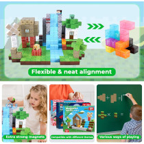 100PCS Magnetic Building Blocks - STEM Toy for Kids Ages 3+ Gift Idea