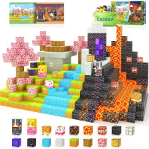 Magnetic Blocks 84PCS STEM Building Tiles Toy for Kids 3+ Years Old