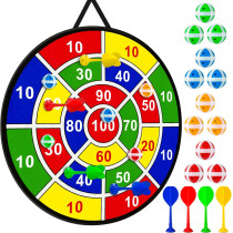 Large 29 Sticky Dart Board Toy with Balls & Darts for Kids 3-12 Years