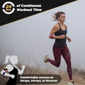 Scosche Rhythm R+2.0: Waterproof Heart Rate Monitor Armband with ANT+ & BLE