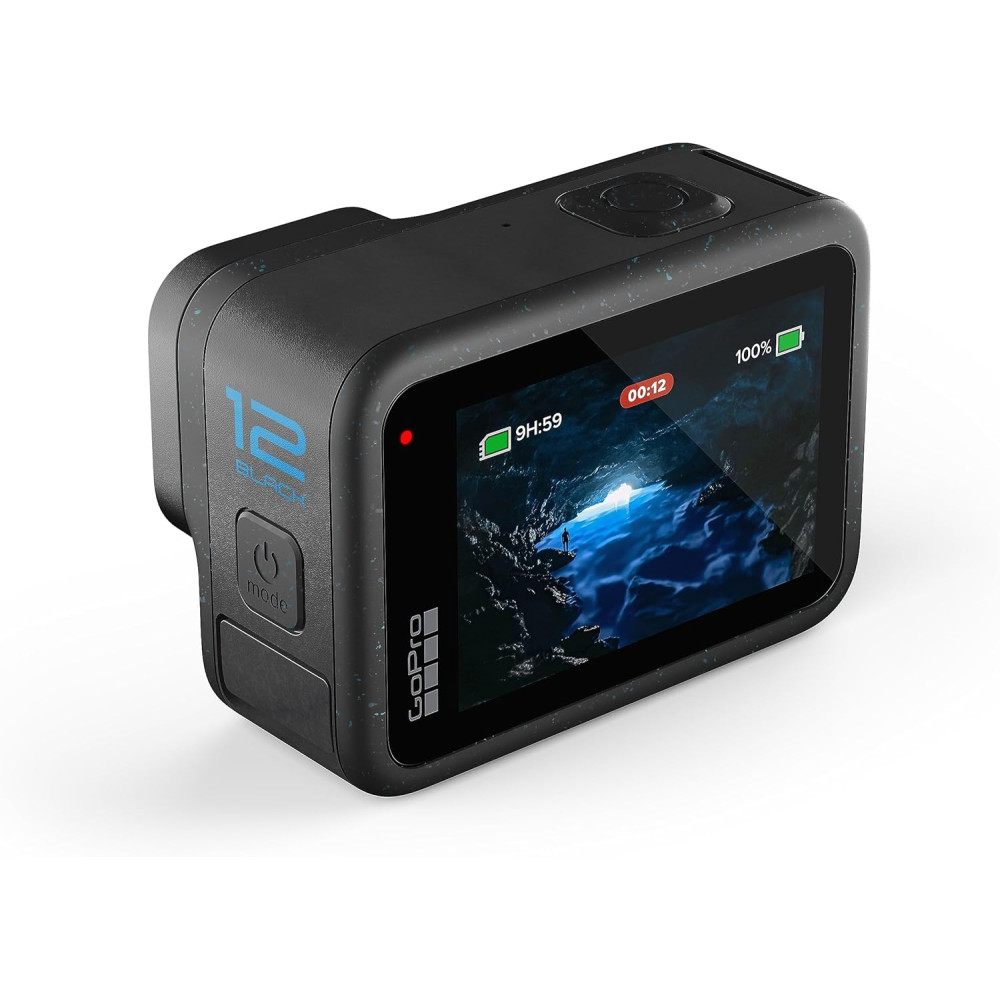 GoPro HERO12 Black – Waterproof 5.3K60 Action Camera with HDR & Stabilization