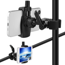 360° Adjustable Phone Holder for Golf Cart & Handlebar, Fits 3.5-7.5 Phones