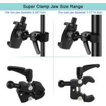 360° Adjustable Phone Holder for Golf Cart & Handlebar, Fits 3.5-7.5 Phones