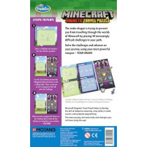 ThinkFun Minecraft Magnetic Travel Puzzle - STEM Logic Game for Kids 8+