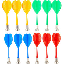 12Pcs Magnetic Dart Accessories - Colorful Safe Replacement Darts for Kids & Adults