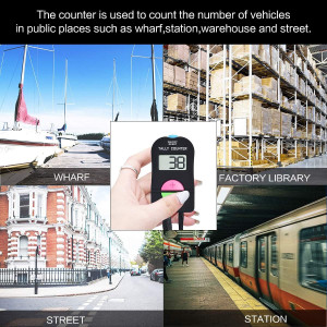 VANVENE Electronic Hand Clicker Counter – Easy Tally for Sports & Events