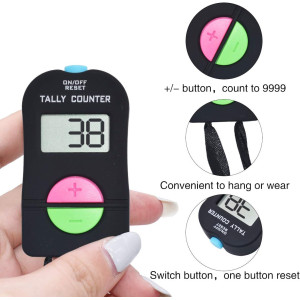 VANVENE Electronic Hand Clicker Counter – Easy Tally for Sports & Events
