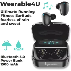 Wearable4U Bushnell Wingman GPS Bluetooth & Écouteurs Noir