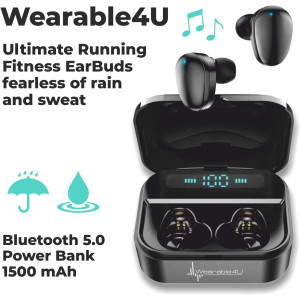 Wearable4U Bushnell Wingman GPS Bluetooth & Écouteurs Noir