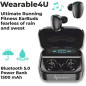 Wearable4U Bushnell Wingman View Golf GPS + Ultimate Black Earbuds & Wall/Car Charger Bundle
