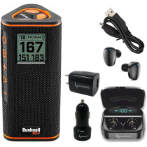Bushnell Wingman Golf GPS + Bluetooth Speaker & Earbuds Bundle | Wearable4U