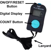 Compteur Électronique Digital TopTie avec Lanière - Golf & Plus