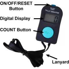 Compteur Électronique Digital TopTie avec Lanière - Golf & Plus