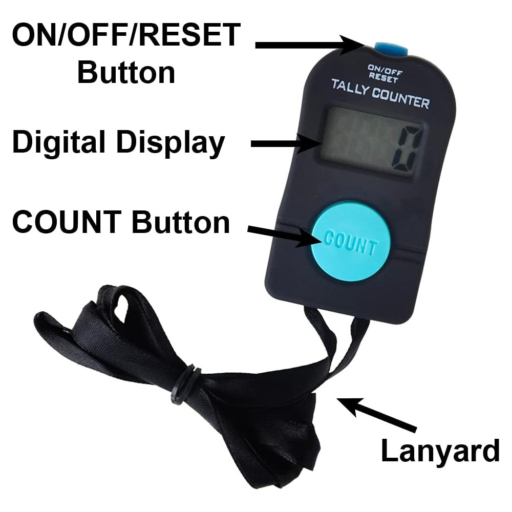Compteur Électronique Digital TopTie avec Lanière - Golf & Plus