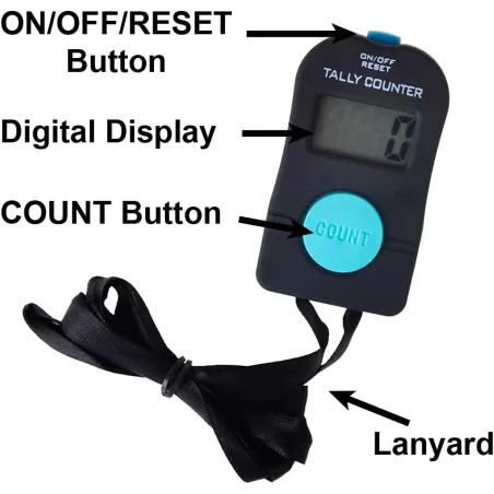 Compteur Électronique Digital TopTie avec Lanière - Golf & Plus