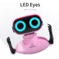 GILOBABY Robot Télécommandé pour Enfants avec Yeux LED, Mouvements Dansants, Rose, 3+ Ans