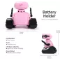 GILOBABY Robot Télécommandé pour Enfants avec Yeux LED, Mouvements Dansants, Rose, 3+ Ans
