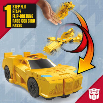 Transformers 1-Step Flip Heroes 3-Pack Action Figures – Wheeljack, Bumblebee & Optimus Prime, Kids Easter Toys Age 6+