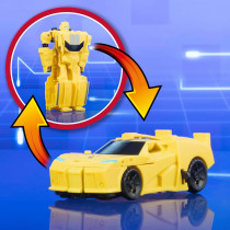 Transformers 1-Step Flip Heroes 3-Pack Action Figures – Wheeljack, Bumblebee & Optimus Prime, Kids Easter Toys Age 6+