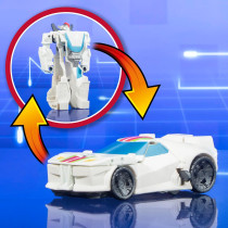 Transformers 1-Step Flip Heroes 3-Pack Action Figures – Wheeljack, Bumblebee & Optimus Prime, Kids Easter Toys Age 6+