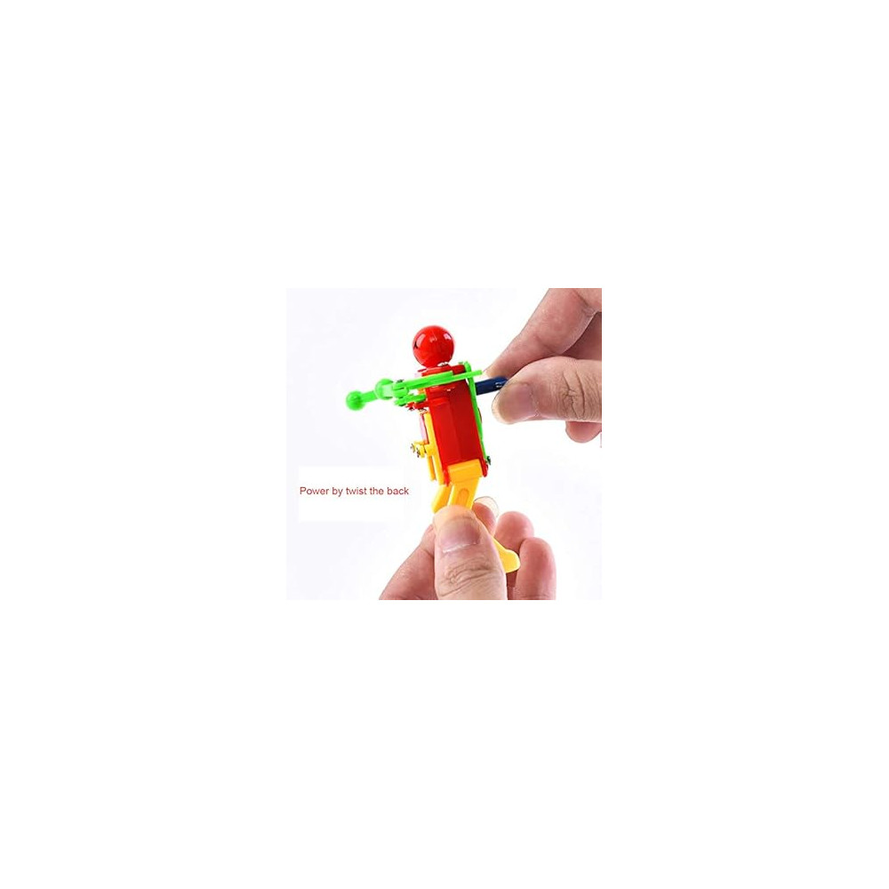 5-Pcs Wind-up Dancing Robot Toys for Kids | Fun Robot Playset & Party